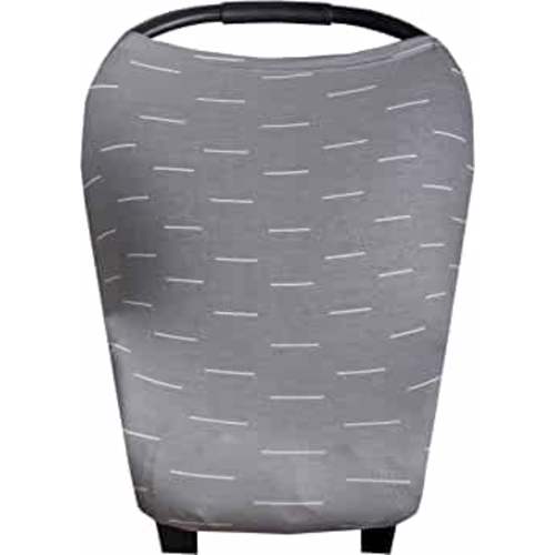 Baby Car Seat Cover Canopy and Nursing Cover Multi-Use Stretchy 5 in 1 Gift"Dash" by Copper Pearl