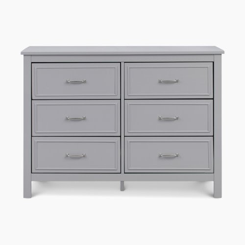 DaVinci Charlie 6-Drawer Double Dresser - Grey