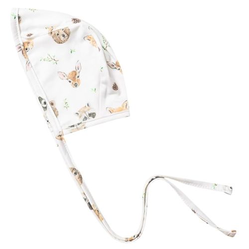Copper Pearl Baby Bonnets: Ultra-Soft, Comfy to Wear, Tie-On Infant Sun Hat for Protection Against UV Rays, Premium Material, 3-6 Months, Rue