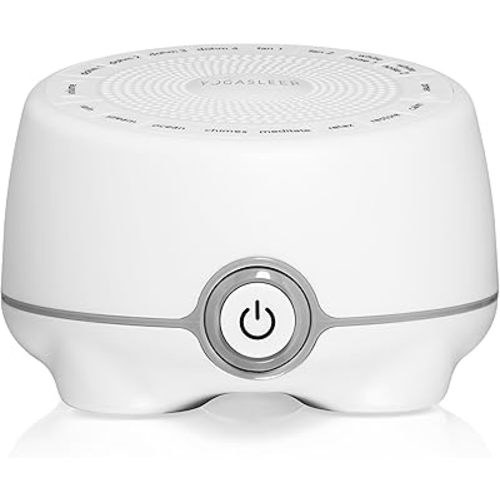 Yogasleep Whish White Noise Sound Machine, 16 Natural & Soothing Sounds, Volume Control for Baby & Adults, Get Office Privacy, Concentration, Sleep Aid, Compact for Easy Travel, Essentials for Nursery