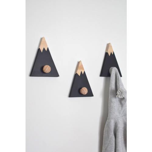 Wall Hooks for Kids, Mountain Wall Hook, Mountain Peak Coat Hook, Adventure Nursery Decor, Woodland Nursery Decor, Mountain Nursery Decor