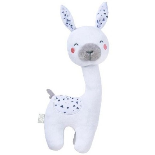 SARO Long Legs Plush Toy - Alpaca: Soft Cuddle Buddy with Crinkle Sounds for Sensory Play