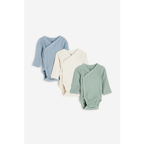 3-pack Wrapover Bodysuits