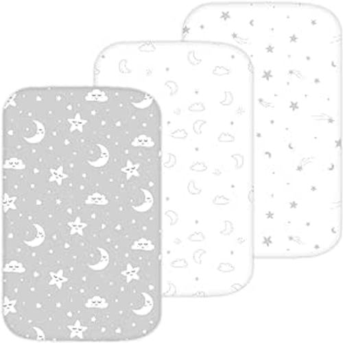 Bassinet Sheets for Mika Micky, by TansyPanda, 3 Pack