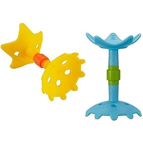 Innobaby EZ Grip Massaging Teether Set - Yellow and Blue Star