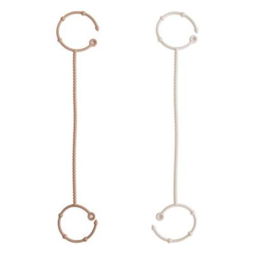 Adjustable Silicone Strap 2-Pack Natural/Shifting Sand One Size