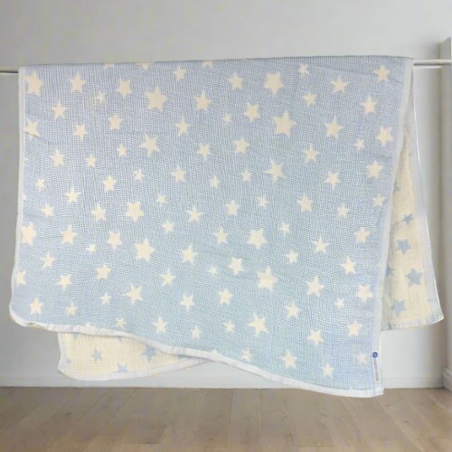 Sweet Stars Baby Blankey in Blue 🥰