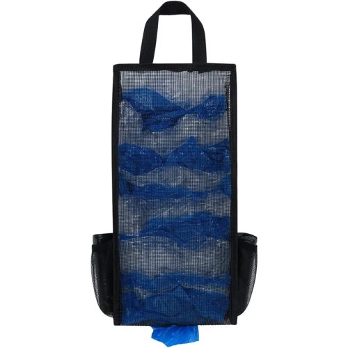 Plastic Bag Holder, Mesh Large Grocery Bag Holder for Grocery Bags