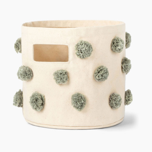 Pehr Pom Pom Mini Basket - Sage