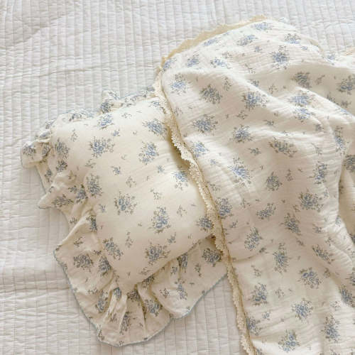 Muslin Baby Quilt and Pillow Set – Soft & Breathable Cotton
