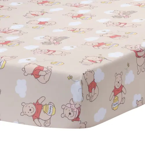 Winnie the Pooh & Friends Fitted Crib Sheet