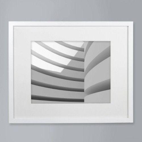 16" x 20" Matted to 11" x 14" Thin Gallery Frame - Threshold™, Color: White, Size: 11 x 14 Inches