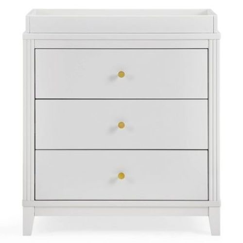 Delta Children Eloise 3 Drawer Dresser With Changing Top - Grassy Glen