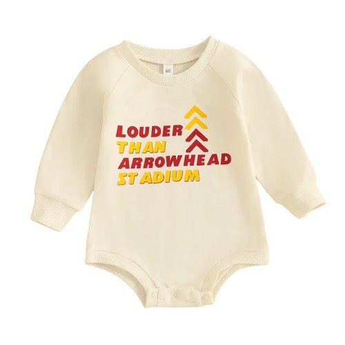 Chiefs Beige Onesie – The Ollie Bee