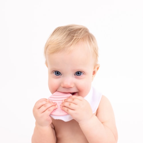 Dusty Rose Toothi Teether – Gentle Teething Relief – Frolik+Co