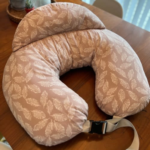 Momcozy Nursing Pillow with waist belt