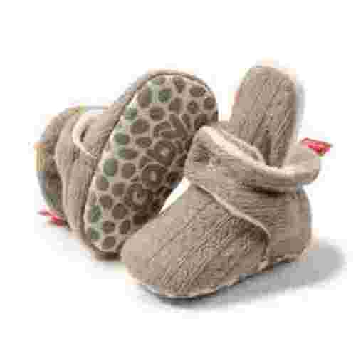 HsdsBebe Baby Girls Boys Cotton Boots Newborn Winter Cozy Fleece Booties Infant Socks Shoes for 0-18 Months