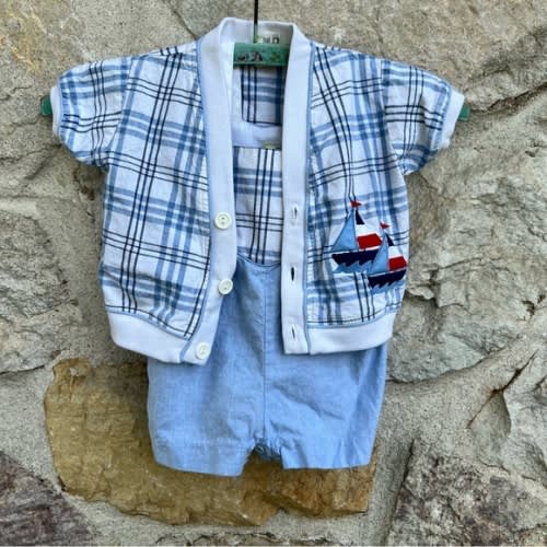 Dream Big good Little Co “Check Me Out” zip romper 18-24