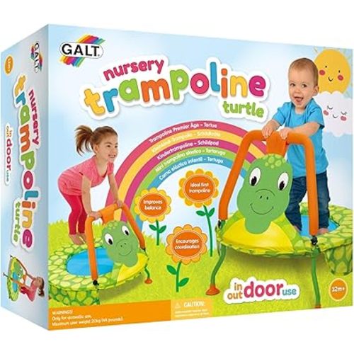 Galt Toys, Nursery Trampoline - Turtle, Trampolines for Kids, Ages 1 Year Plus