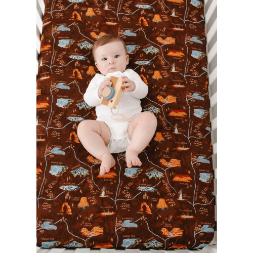 Roadtrip Bamboo Crib Sheet