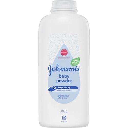 Johnson's Baby Pure Cornstarch Moisture Absorbing Baby Powder 400g | Woolworths