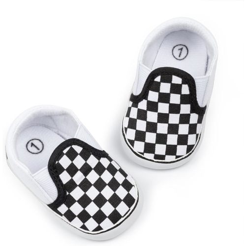 Sonsage Baby Boys Girls Canvas Shoes Non Slip Soft Sole Casual Sneaker Crib First Walk for 0-18 Months