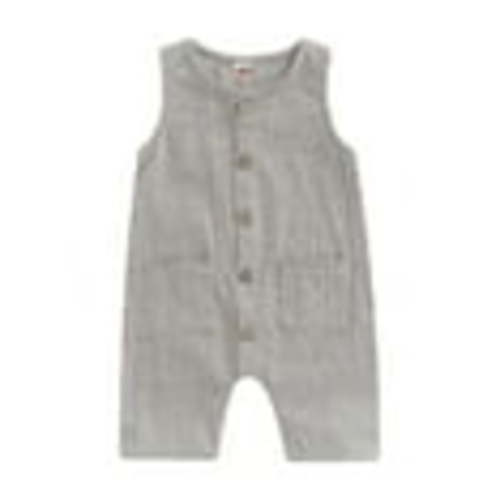 Bagilaanoe Newborn Baby Boy Jumpsuit 6 12 18 24 Months Infant Outfit Sleeveless Button Down One Piece Romper Playsuit Summer Clothes