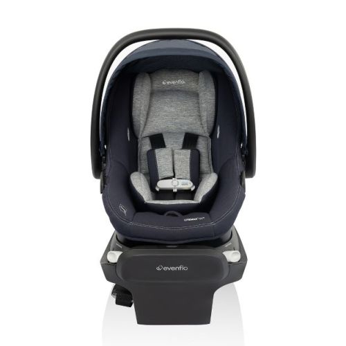 Evenflo Revolve180 Litemax Rotating Infant Car Seat With Green & Gentle - Anchor Gray