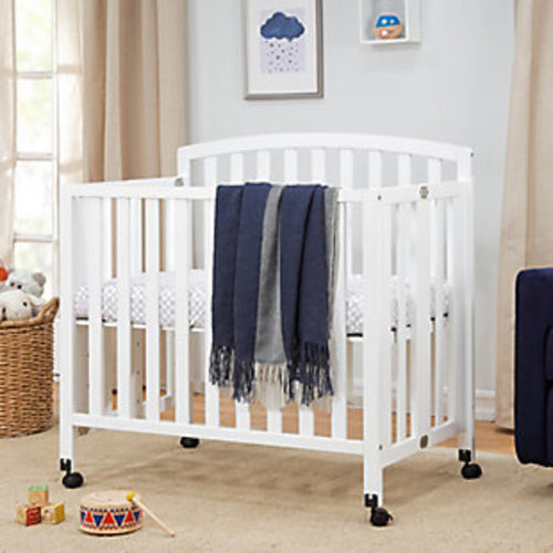 DaVinci Dylan Folding Portable 3-in-1 Mini Crib And Twin Bed