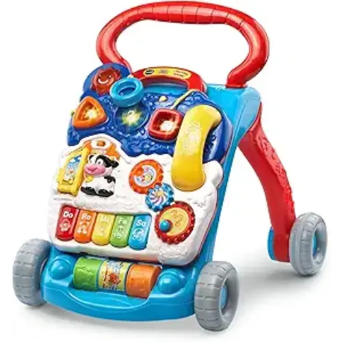 VTech Sit-to-Stand Learning Walker (Frustration Free Packaging), Blue