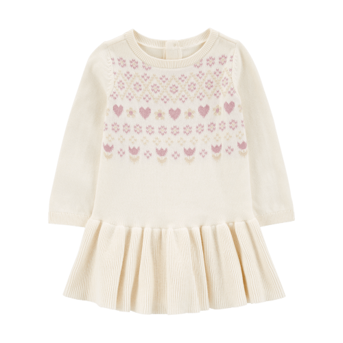 Baby Fair Isle Sweater Dress - Carter's | Carter's