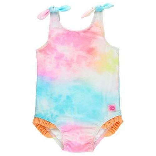 Rufflebutts One Piece - Rainbow Tie Dye, Size : 3-6 Months