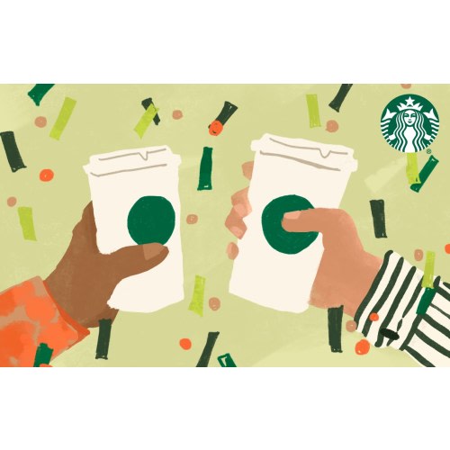 Starbucks Gift Card: Celebration Cheers: Starbucks Coffee Company