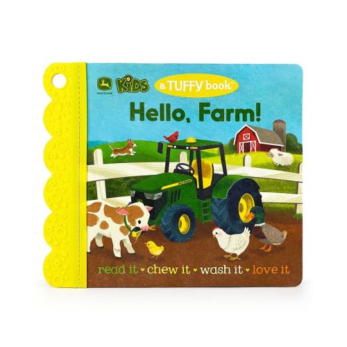 John Deere Kids Hello, Farm! (a Tuffy Book) - (A Tuffy Book) by Cottage Door Press (Paperback)