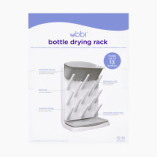 Ubbi Vertical Bottle Drying Rack - Grey | Babylist Shop