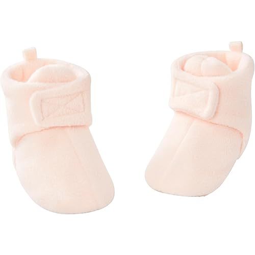 pureborn Unisex Baby Boy Girl Fleece Cozy Booties Warm Infant Shoes