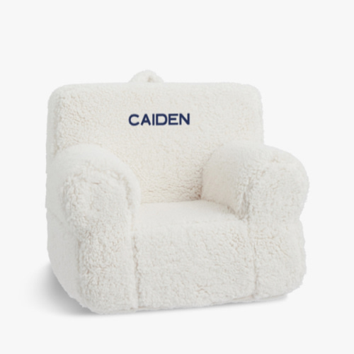My First Cream Sherpa Anywhere Chair® | Toddler Armchair | Pottery Barn Kids