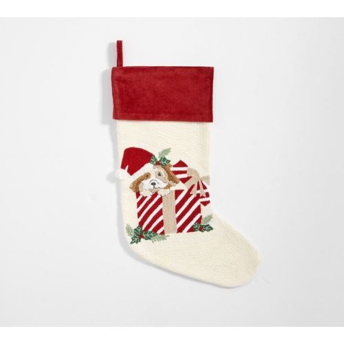 Holiday Icons Crewel Stockings