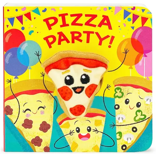 Pizza Party! Finger Puppet Board Book for Little Pizza Lovers, Ages 1-4 (Children's Interactive Finger Puppet Board Book)