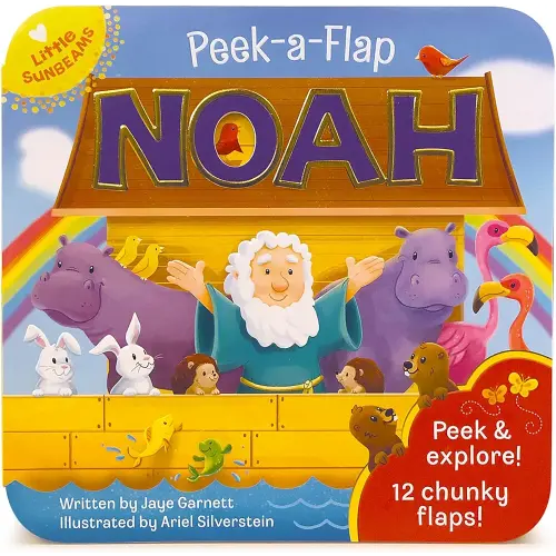 Peek-a-Flap Noah - Children's Lift-a-Flap Board Book Gift for Easter, Christmas, Communion, Baptism (Little Sunbeams)