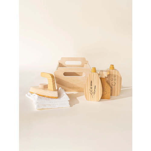 Wooden Laundry Play Set