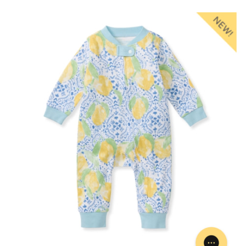 Lemon Tiles Organic Cotton Sleep & Play