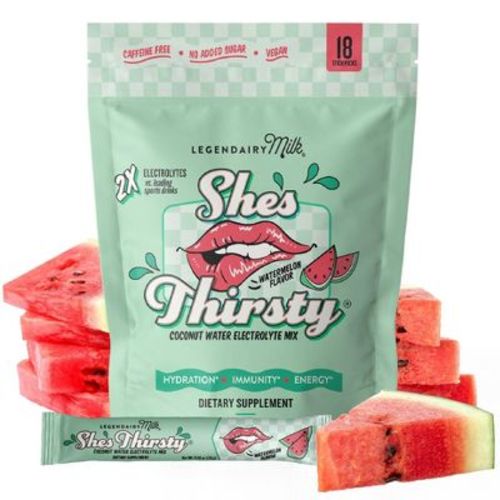 Legendairy Milk Powder She's Thirsty Hydration Supplement - Watermelon - 18ct