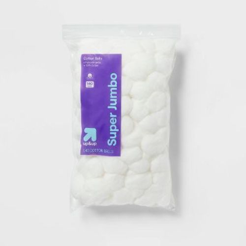 Super Jumbo Cotton Balls - 140ct - Up&up™