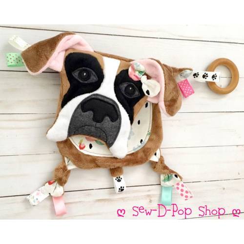 Boxer Baby Toy Plush Mini Lovey