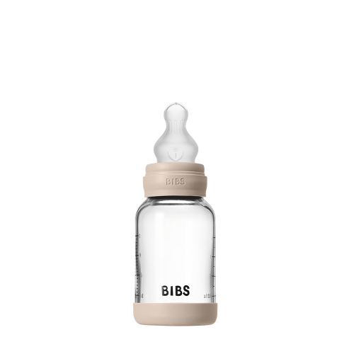 Baby Glass Bottle Set 4oz Silicone - Blush