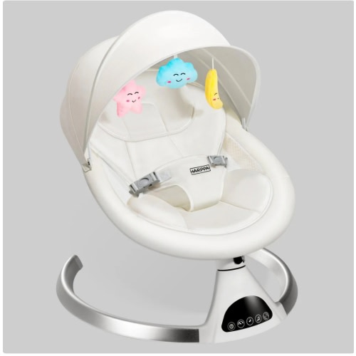 HARPPA Weddell Electric Baby Swing & Bouncer | Portable Infant Swing Chair with Remote Control – Automatic Rocker, Foldable Newborn Cradle, Indoor & Outdoor Use