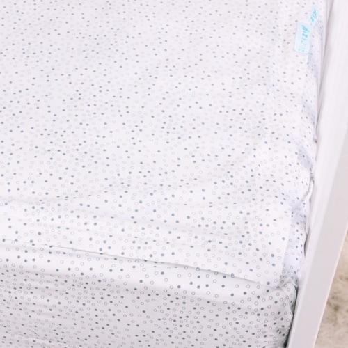 Crib Zip Sheet Starter Pack - Crib Sheet / Gray Dot