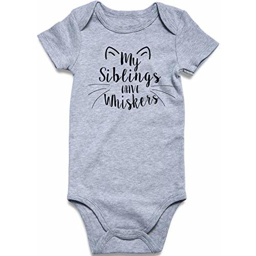UNIFACO Unisex Baby Funny Saying Outfit Short and Long Sleeve Bodysuits Romper 0-18M