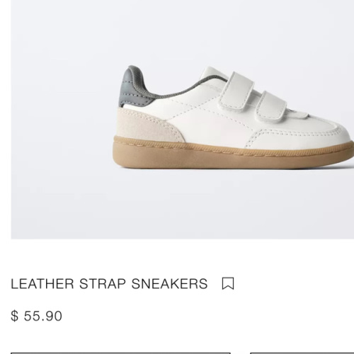 LEATHER STRAP SNEAKERS - White | ZARA United States
